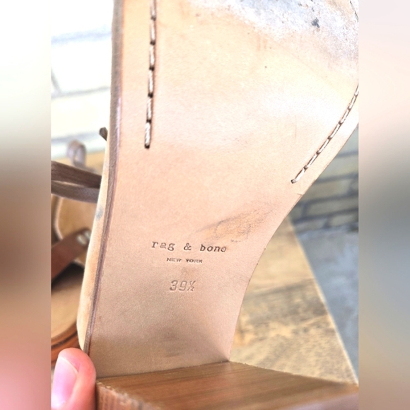 Rag & Bone Lace-up Peep Toe Heels - Picture 8 of 11